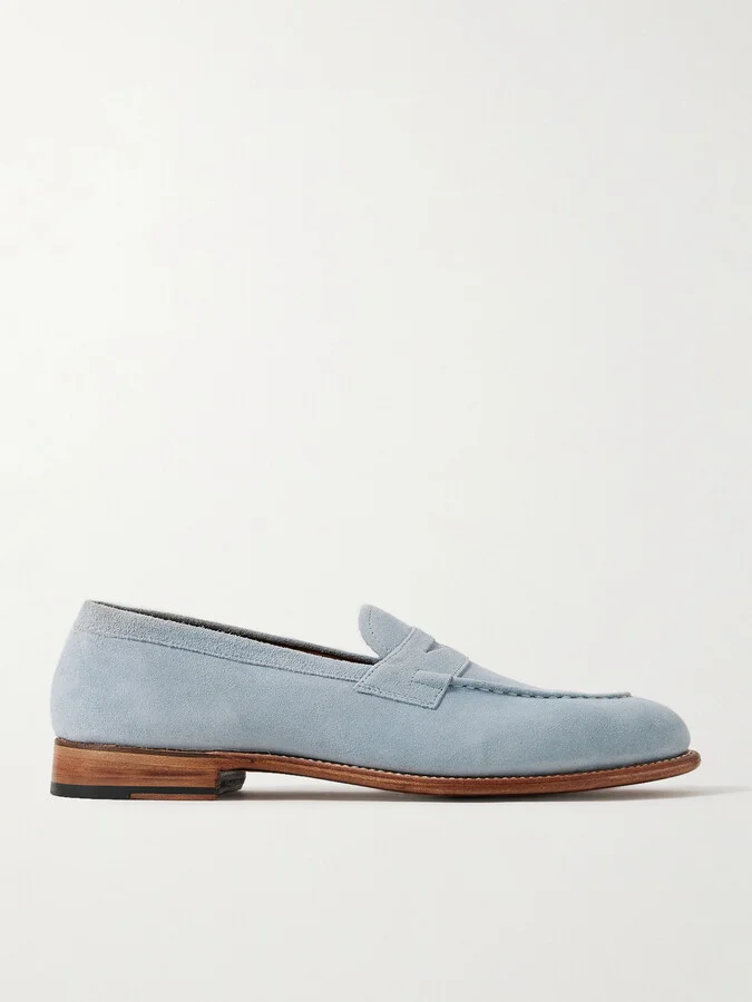 Lloyd Suede Penny Loafers