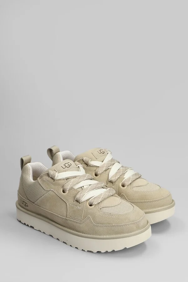 Lo Lowmel Sneakers In Beige Suede - Image 2