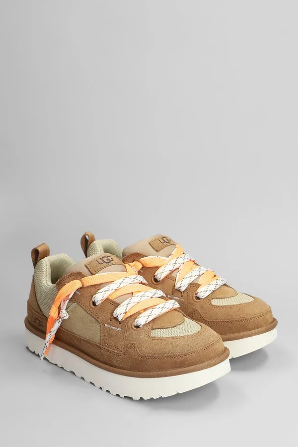 Lo Lowmel Sneakers In Leather Color Suede And Fabric - Image 2