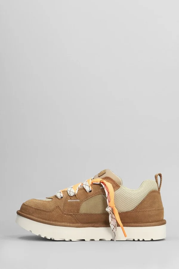 Lo Lowmel Sneakers In Leather Color Suede And Fabric - Image 3