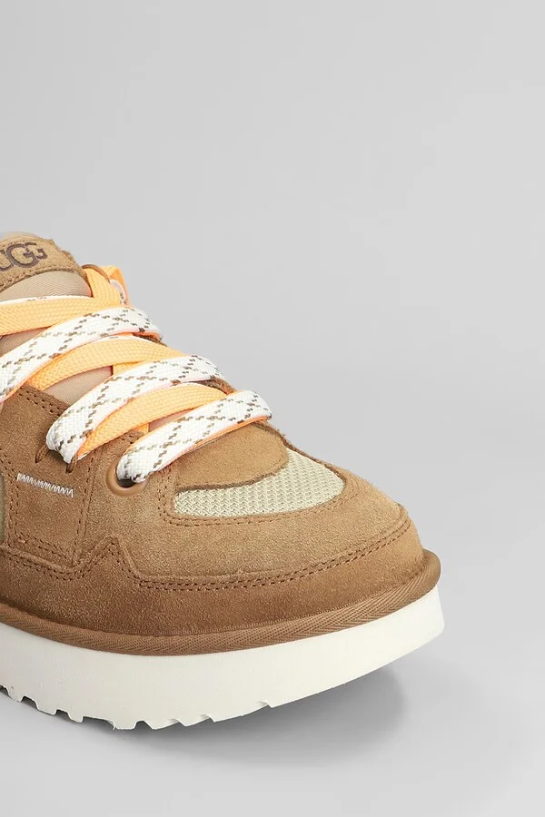 Lo Lowmel Sneakers In Leather Color Suede And Fabric - Image 5