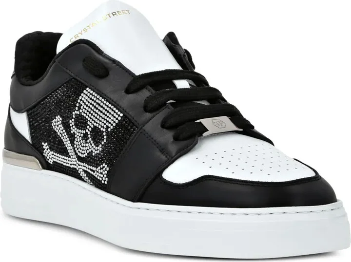 Lo-Top Crystal Leather Sneakers - Image 2