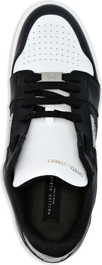 Lo-Top Crystal Leather Sneakers - Image 3