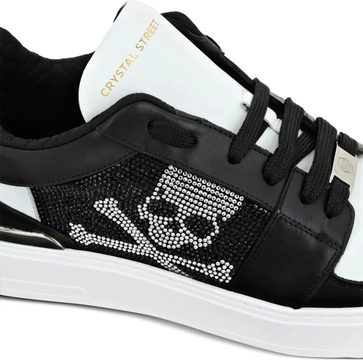 Lo-Top Crystal Leather Sneakers - Image 4