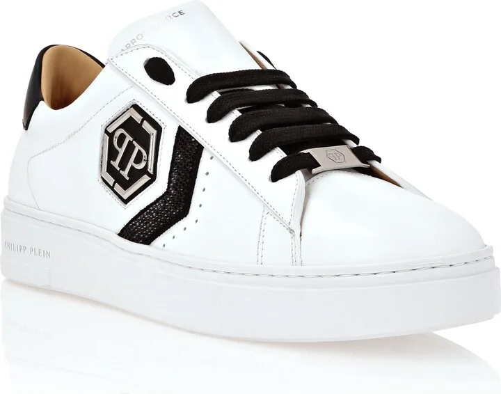 Lo-Top Leather Arrow Force Strass Sneakers