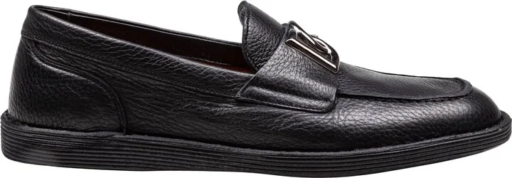 Loafer In Soft Leather, Black Color
