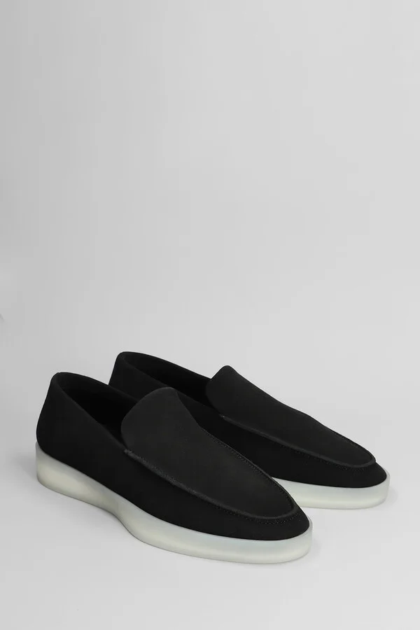 Loafer Loafers In Black Suede - Image 2