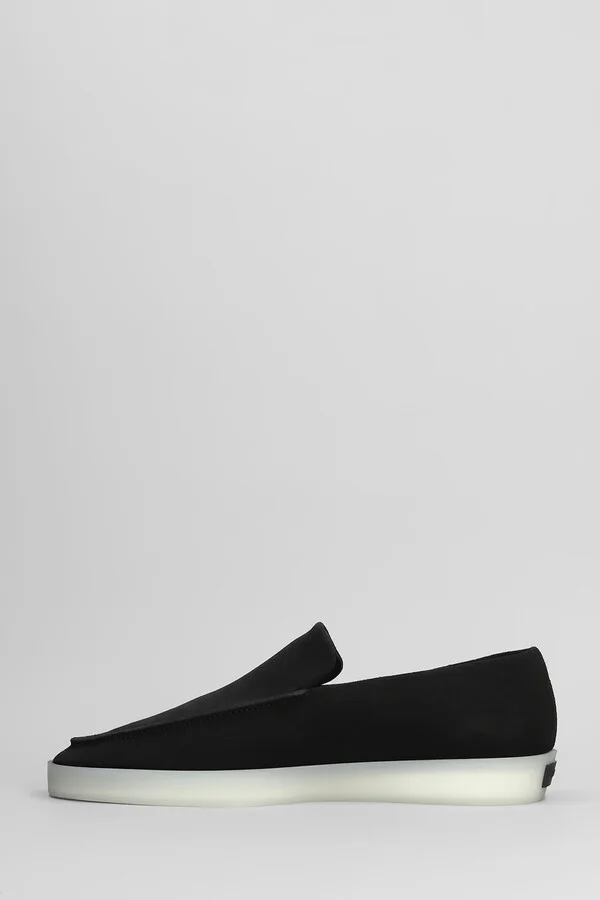 Loafer Loafers In Black Suede - Image 3