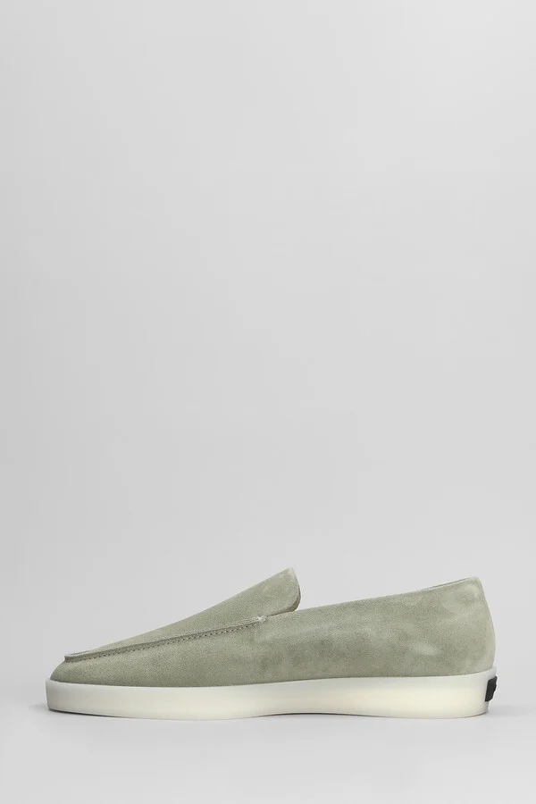 Loafer Loafers In Grey Suede - Image 3