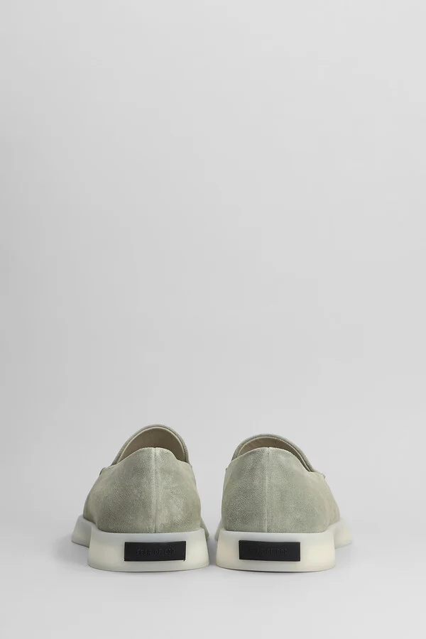 Loafer Loafers In Grey Suede - Image 4