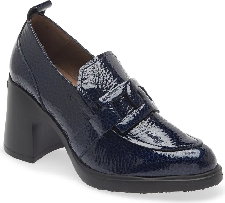 Navy Patent Leather
