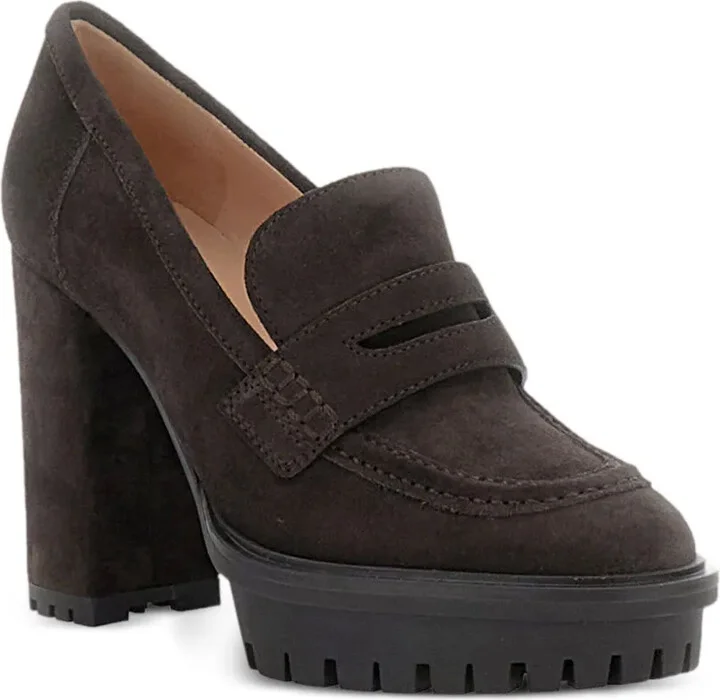 Loafer-Style Platform Heeled Pumps - Image 2