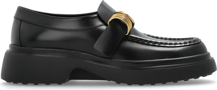 Loafer-type Shoes, , - Black