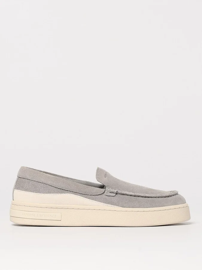Loafers ARMANI EXCHANGE Men color Grey