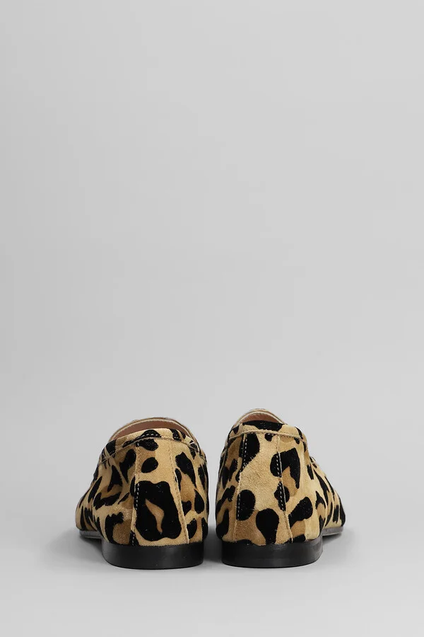 Loafers In Animalier Suede - Image 4