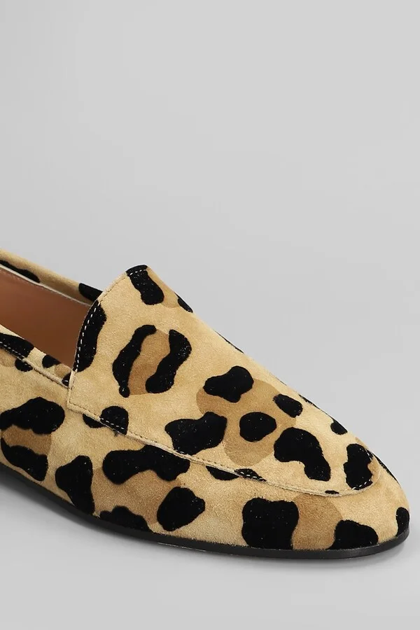Loafers In Animalier Suede - Image 5