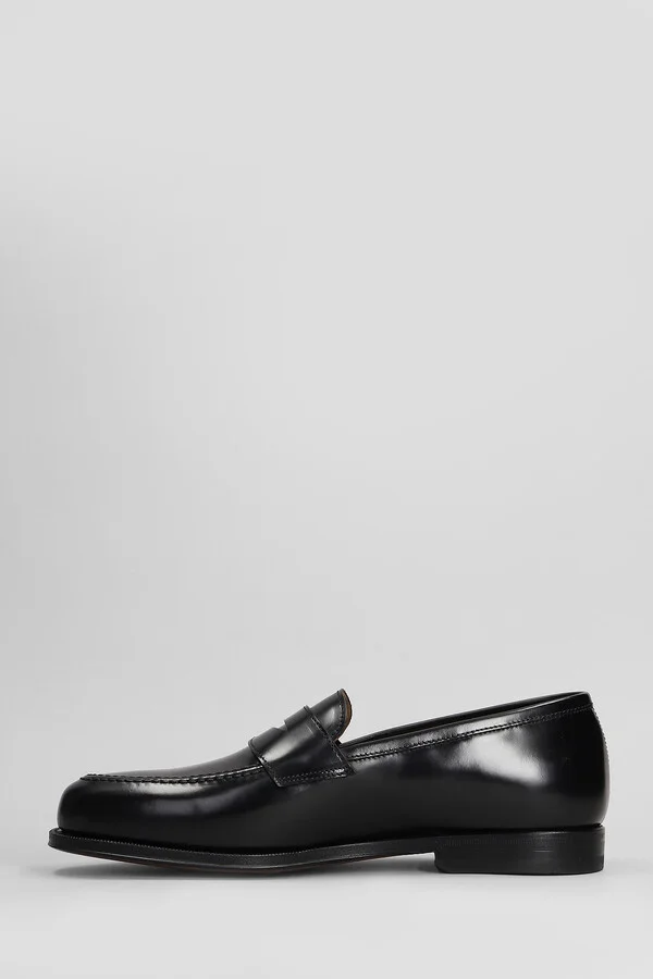 Loafers In Black Leather - Image 3