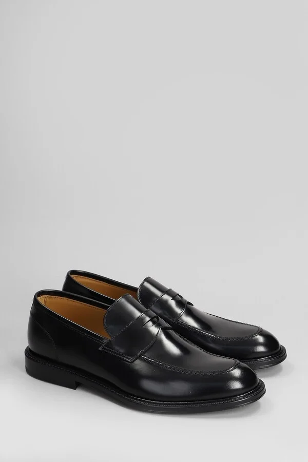 Loafers In Black Leather - Image 2