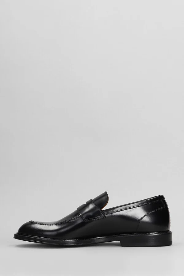 Loafers In Black Leather - Image 3