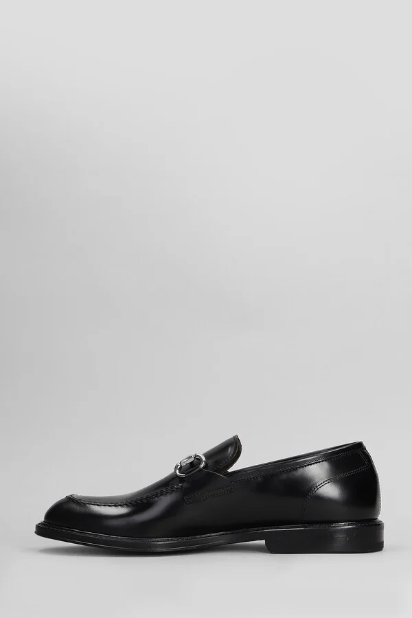 Loafers In Black Leather - Image 3