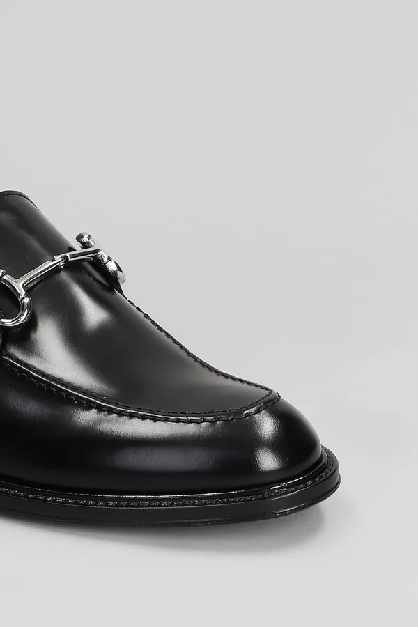 Loafers In Black Leather - Image 5