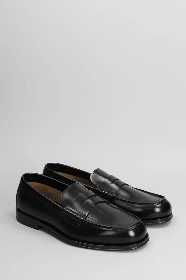 Loafers In Black Leather - Image 2