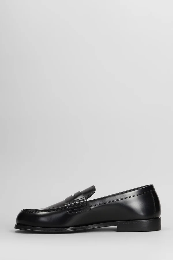 Loafers In Black Leather - Image 3