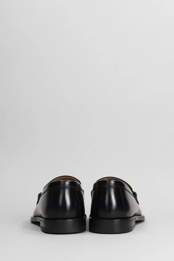 Loafers In Black Leather - Image 4
