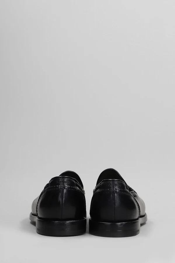 Loafers In Black Leather - Image 4