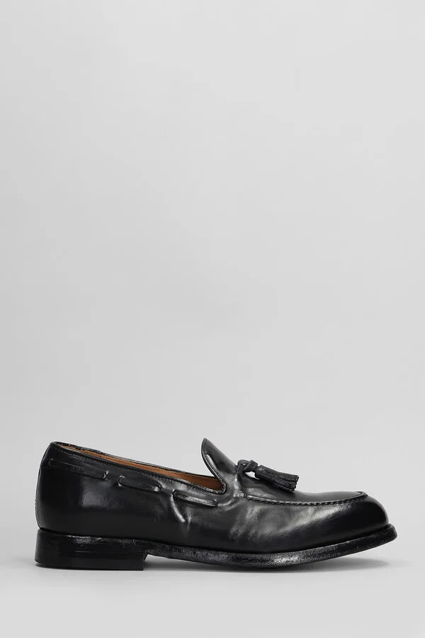 Loafers In Black Leather
