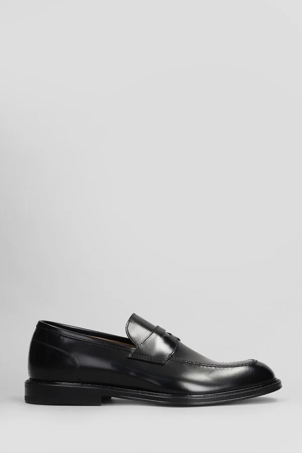 Loafers In Black Leather