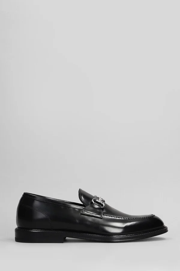 Loafers In Black Leather