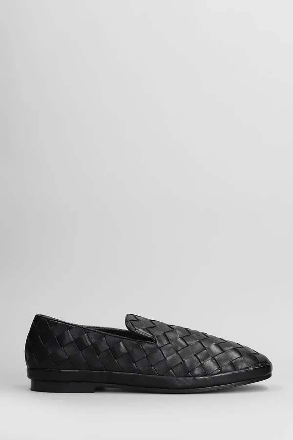 Loafers In Black Leather