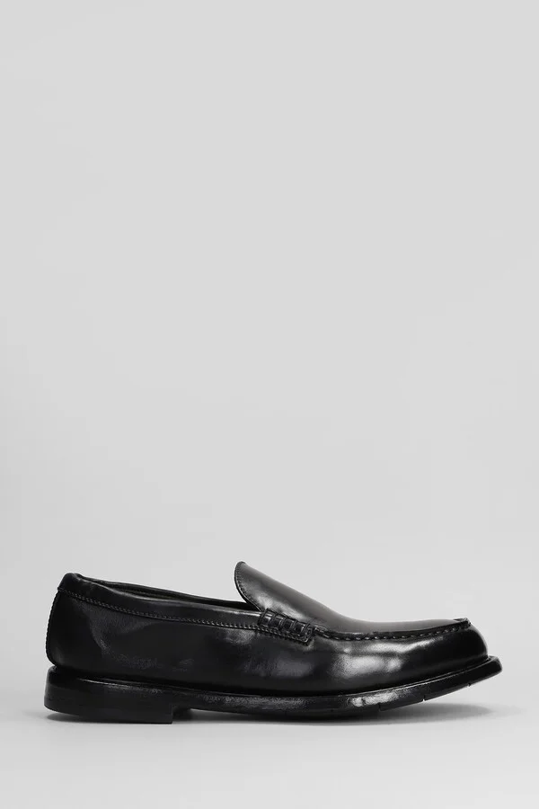 Loafers In Black Leather