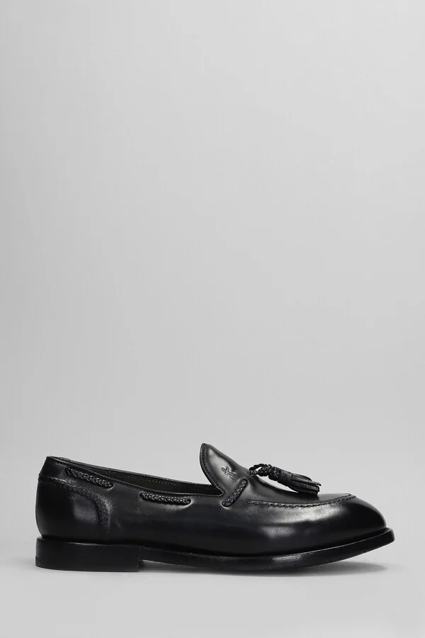 Loafers In Black Leather