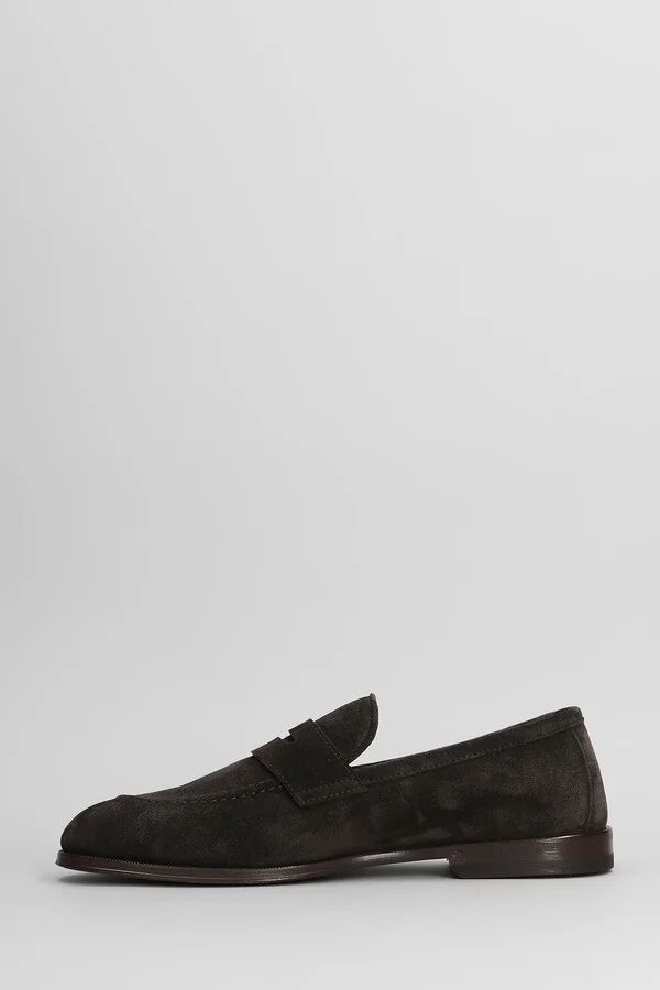 Loafers In Brown Suede - Image 3