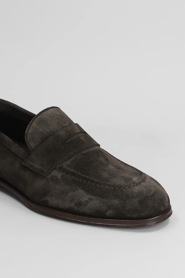 Loafers In Brown Suede - Image 5