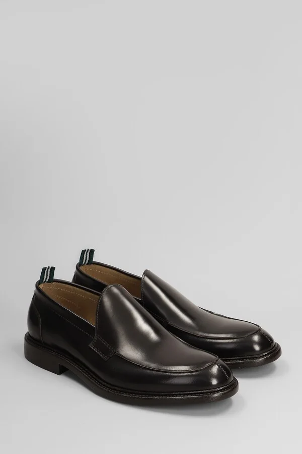 Loafers In Dark Brown Leather - Image 2