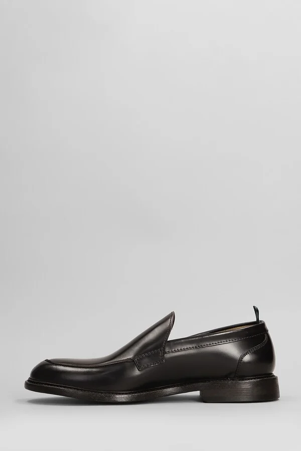 Loafers In Dark Brown Leather - Image 3