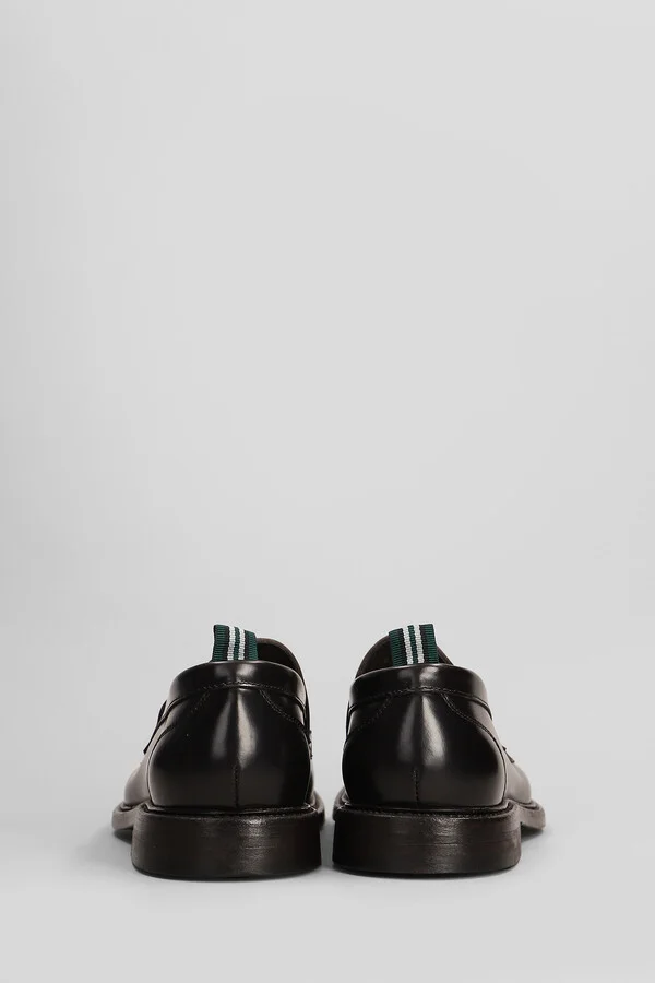 Loafers In Dark Brown Leather - Image 4