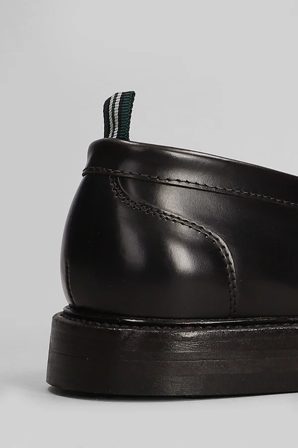 Loafers In Dark Brown Leather - Image 5