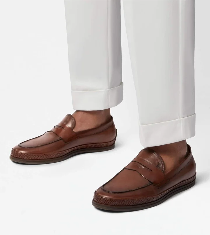 Loafers in Leather - Image 6