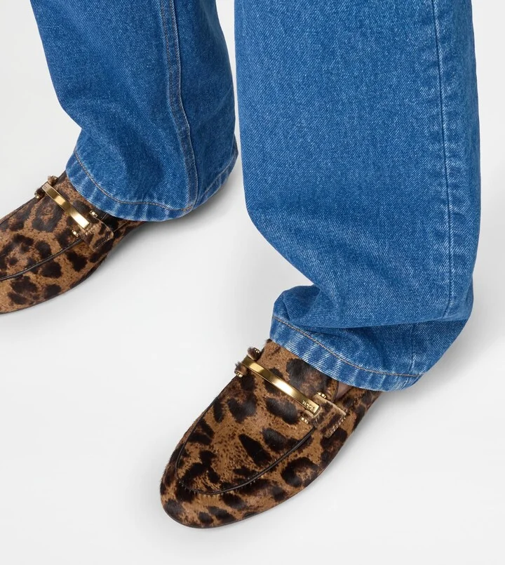 Loafers in Pony Effect Leather - Image 6