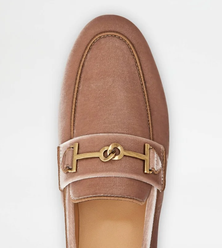 Loafers in Velvet - Image 5
