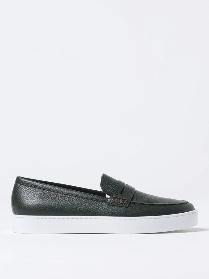 Loafers MANOLO BLAHNIK Men color Olive