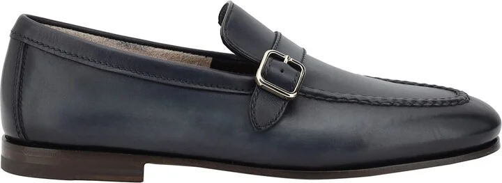 Loafers With A Single Buckle