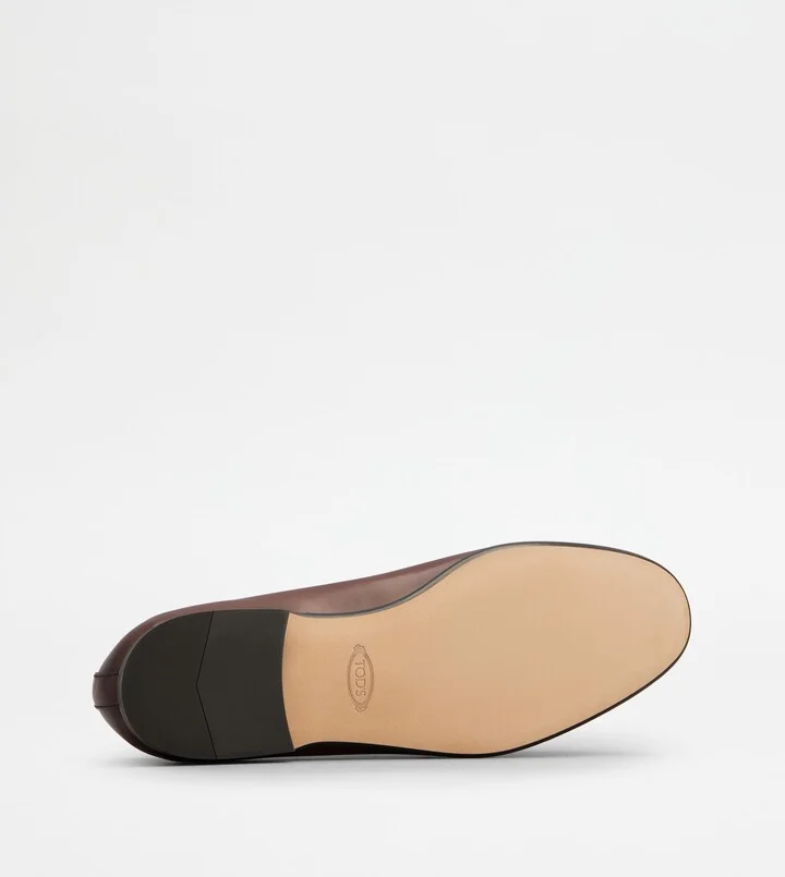 Loafers with Tassels in Leather - Image 4