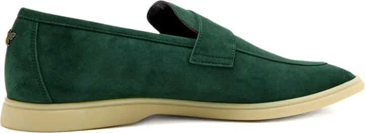Loch penny suede loafers - Image 2