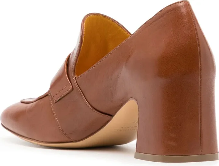 Lock 70mm leather pumps - Image 3