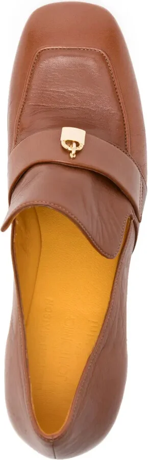 Lock 70mm leather pumps - Image 4